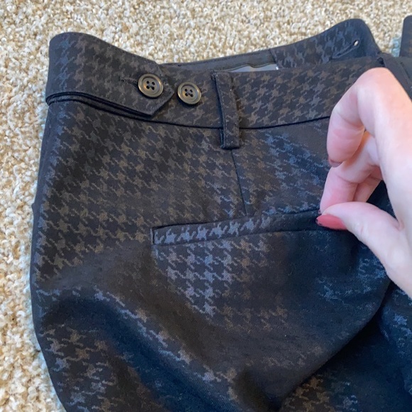 ⛓Express Editor Pant In Black Houndstooth - Picture 11 of 11